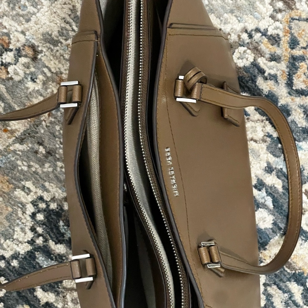 Michael Kors Tan Leather Tote - Picture 6 of 7